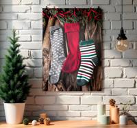 Sokken kerst poster Sokken kerst poster