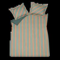 Vandyck Vandyck Dekbedovertrek Preppy Stripe smokegreen 1-persoons (140x200/220 )
