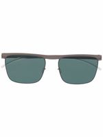 Mykita lunettes de soleil Will à monture carrée - Gris