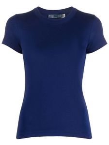 Polo Ralph Lauren t-shirt nervuré à manches courtes - Bleu