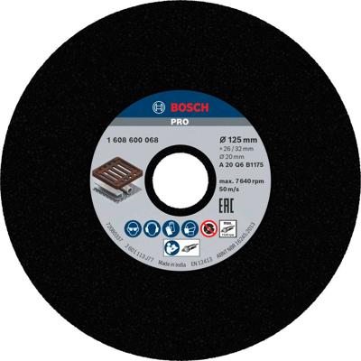 Bosch Accessories 1608600068 Schuurschijf Diameter 125 mm 1 stuk(s)