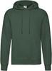 Fruit Of The Loom F421 Classic Hooded Sweat - Bottle Green - XL - thumbnail