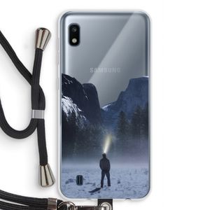 Wanderlust: Samsung Galaxy A10 Transparant Hoesje met koord