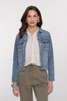 Geisha Jeansjacket Sabine Spijkerjasjes 827 Mid Blue Denim