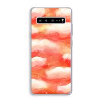 Lichte Wolken: Samsung Galaxy S10 5G Transparant Hoesje