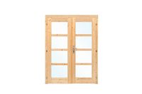 Dubbele deur D1 159x190 cm 28-45 mm- - Hout- Tuindeco