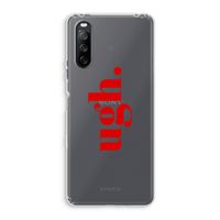 Ugh: Sony Xperia 10 III Transparant Hoesje