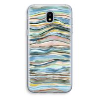 Watercolor Agate: Samsung Galaxy J5 (2017) Transparant Hoesje