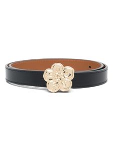 Kenzo ceinture en cuir à boucle - Noir