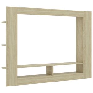 vidaXL Tv-meubel 152x22x113 cm bewerkt hout sonoma eikenkleurig