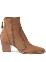 Alexandre Birman bottines Benta 60 mm en daim - Marron