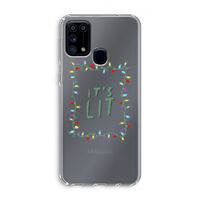 It's Lit: Samsung Galaxy M31 Transparant Hoesje