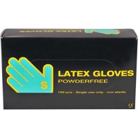 Latex handschoenen, afm small, 100 stuk/ 1 doos Latex handschoenen, afm small, 100 stuk/ 1 doos