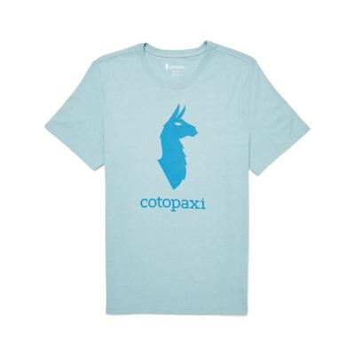 Cotopaxi Llama Block T T-shirt Heren Sea Spray M