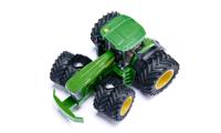 Siku John Deere 8R 410 met dubbele banden speelgoedtractor 1:32 metaal/kunststof groen afneembaar frontgewicht Ackermann besturing afneembare cabine voor- en achterhefinrichting - thumbnail