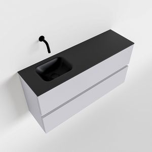 Toiletmeubel Mondiaz Ada | 100 cm | Meubelkleur Cale | Lex wastafel Urban Links | Zonder kraangat