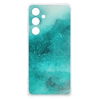 Back Cover Samsung Galaxy S24 FE Painting Blue Back Cover Samsung Galaxy S24 FE Painting Blue