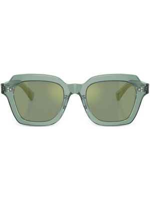 Oliver Peoples lunettes de soleil Kienna à monture carrée - Vert