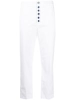 DONDUP pantalon à coupe droite - Blanc