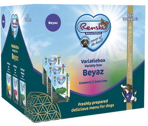 Renske variatiebox Beyaz graanvrij 30x185gram hondenvoer