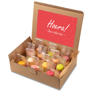 Macaron box "Hoera!"