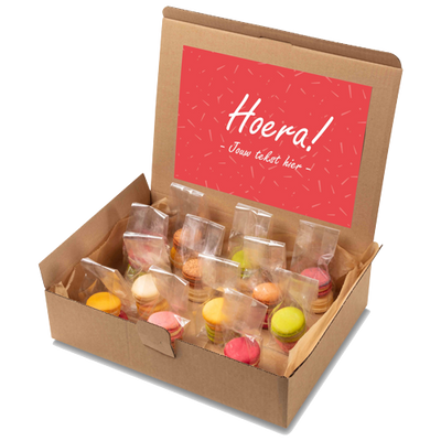 Macaron box "Hoera!"