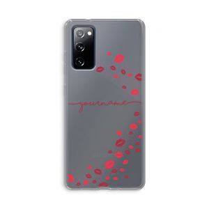 Kusjes: Samsung Galaxy S20 FE / S20 FE 5G Transparant Hoesje