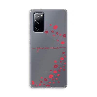 Kusjes: Samsung Galaxy S20 FE / S20 FE 5G Transparant Hoesje
