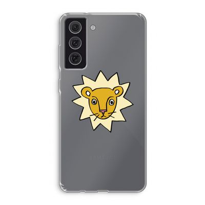 Kleine leeuw: Samsung Galaxy S21 FE Transparant Hoesje