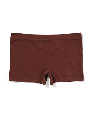HEMA Damesboxer Naadloos Micro Donkerbruin (donkerbruin)