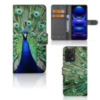 Xiaomi Redmi Note 12 5G | Poco X5 | Telefoonhoesje | Met pasjeshouder | Pauw