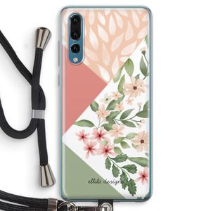 Sweet heaven geometrics: Huawei P20 Pro Transparant Hoesje met koord