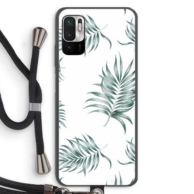 Simple leaves: Xiaomi Redmi Note 10 5G Transparant Hoesje met koord