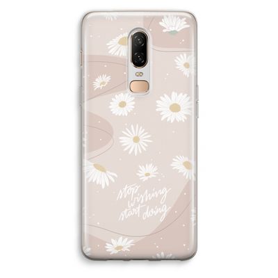 Daydreaming becomes reality: OnePlus 6 Transparant Hoesje