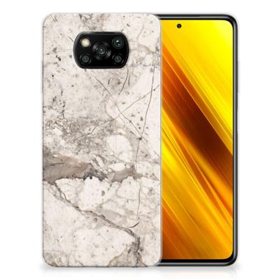 Xiaomi Poco X3 | Poco X3 Pro | TPU | Siliconen hoesje | Marmer Beige