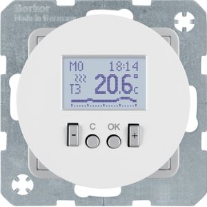 Berker Thermostaat tijdgestuurd wisselcontact R1-R3 W 20452089