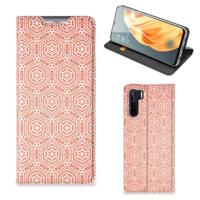 OPPO Reno3 | A91 | Hoesje met Magneet | Pattern Orange