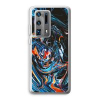 Black Unicorn: Huawei P40 Pro Plus Transparant Hoesje Black Unicorn: Huawei P40 Pro Plus Transparant Hoesje
