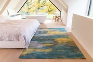 Louis de Poortere - 9119 Atlantic Monetti Nymphea Blue - 140x200 cm Vloerkleed