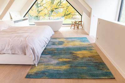 Louis de Poortere - 9119 Atlantic Monetti Nymphea Blue - 240x340 cm Vloerkleed