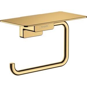 Hansgrohe Addstoris closetrolhouder met planchet polished gold optic 41772990