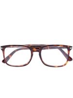 Persol lunettes de vue à monture carrée - Marron - thumbnail