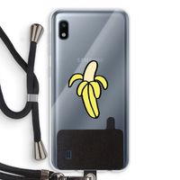 Banana: Samsung Galaxy A10 Transparant Hoesje met koord