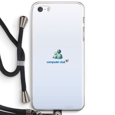 MSN: iPhone 5 / 5S / SE Transparant Hoesje met koord