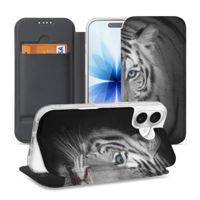 Stand Case Hoesje Apple iPhone 17 Tijger