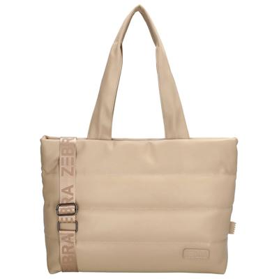 Zebra Trends Handtas/Schoudertas Evie 15.6&apos;&apos; Licht Taupe