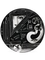 Fornasetti assiette décorative Tema e Variazioni No. 391 - Noir