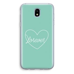 Forever heart pastel: Samsung Galaxy J5 (2017) Transparant Hoesje