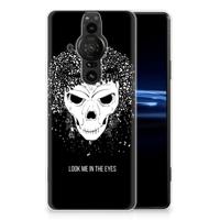 Silicone Back Case Sony Xperia Pro-I Skull Hair