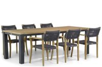 Lifestyle Dallas/Veneto 230 cm dining tuinset 7-delig - thumbnail